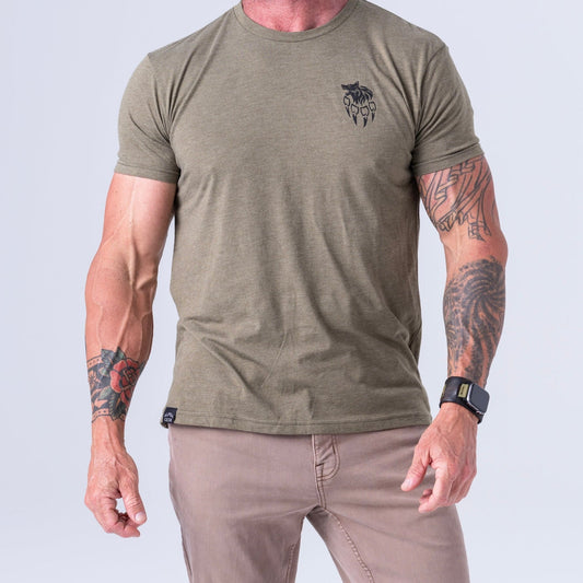 Olive Breacher Tee - Alpha Geir
